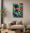 Renkli Atatürk Portresi Modern Kanvas Tablo4