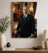 Atatürk Portresi Türk Bayraklı Modern Kanvas Tablo Atatürk Portresi Türk Bayraklı Modern Kanvas Tablo