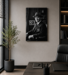Siyah Beyaz Atatürk Portresi Kanvas Tablo Siyah Beyaz Atatürk Portresi Kanvas Tablo