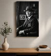 Siyah Beyaz Atatürk Portresi Kanvas Tablo Siyah Beyaz Atatürk Portresi Kanvas Tablo